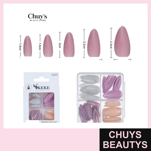 Unas Tips Colores 96 Pcs - Chuys Beautys | Chuys Beautys