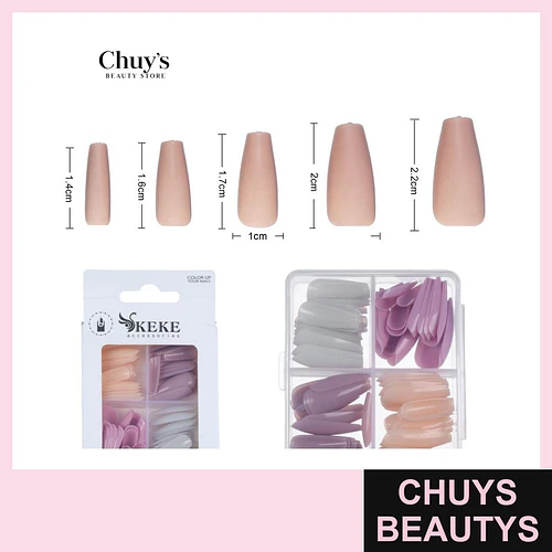Unas Tips Colores 96 Pcs - Chuys Beautys | Chuys Beautys