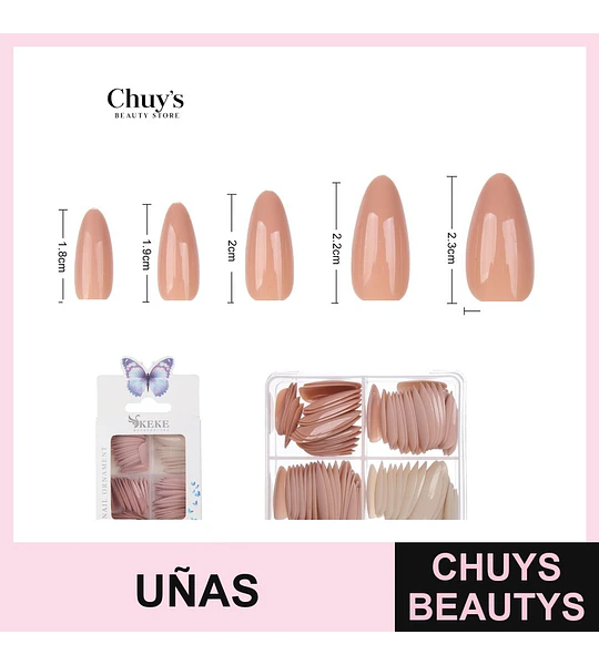 Uñas con Diseños 60 Pcs