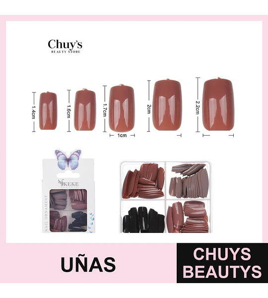Uñas Postizas con Diseños para Manicure