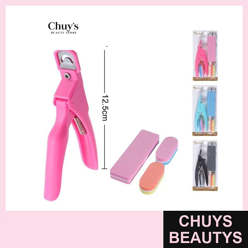 Set de corta tips y limas 4pcs - Chuys Beautys | Chuys Beautys