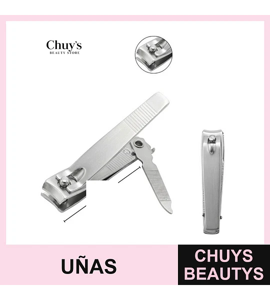 Corta Uñas Acero Inoxidable