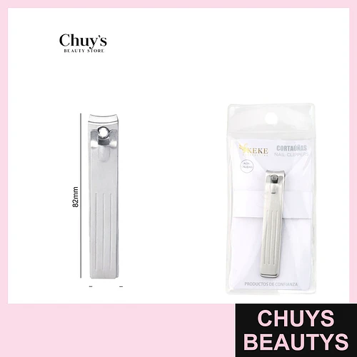 Cortaúñas Acero Inoxidable 82*14 mm - Chuys Beautys | Chuys Beautys