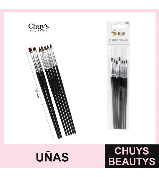 Pincel para realizar uñas