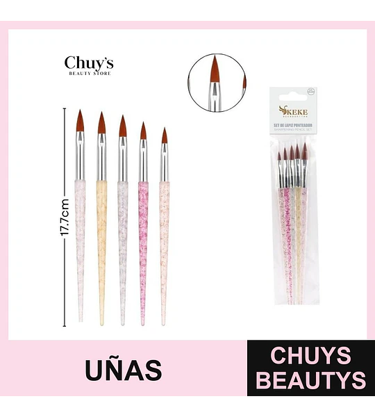 Pincel para realizar uñas
