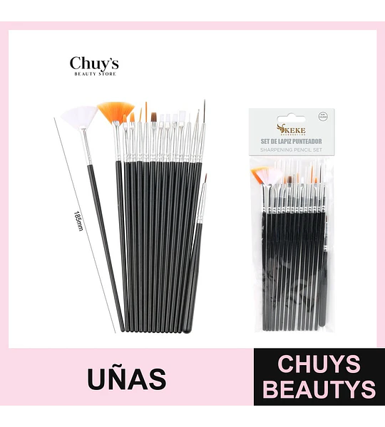 Pincel para diseños en uñas