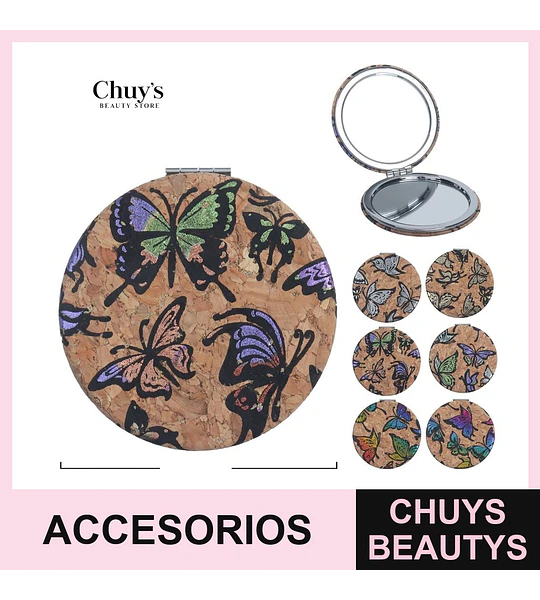 Espejos para cartera estampados