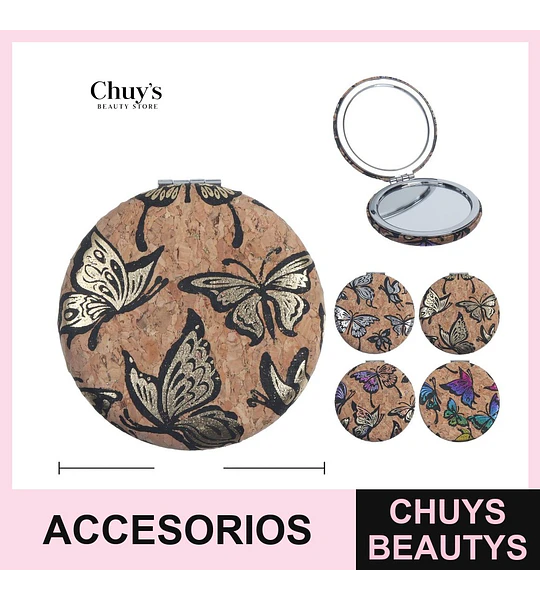Espejos para cartera estampados