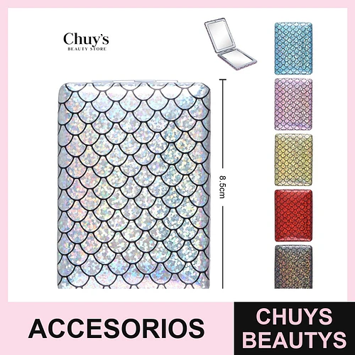 Espejos para cartera con diseño escamoso - Chuys Beautys | Chuys Beautys