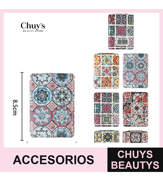 Espejos para cartera estampados
