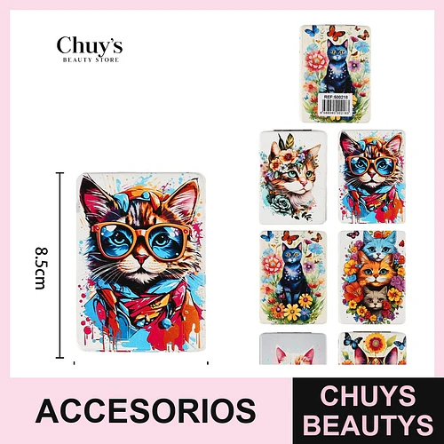 Espejos para cartera estampados - Chuys Beautys | Chuys Beautys