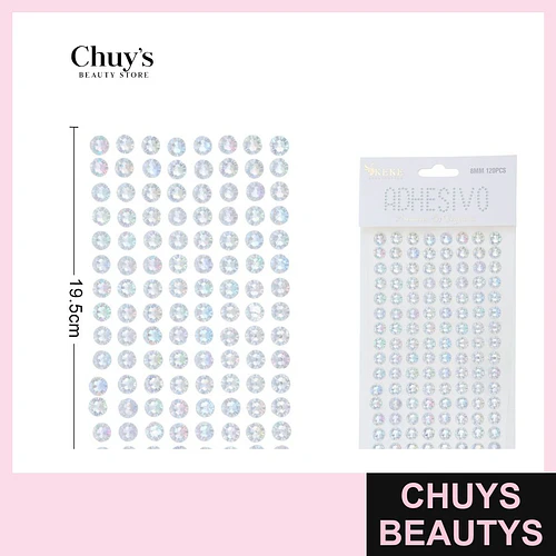 Stickes de Resina Adhesivos 8mm - Chuys Beautys | Chuys Beautys
