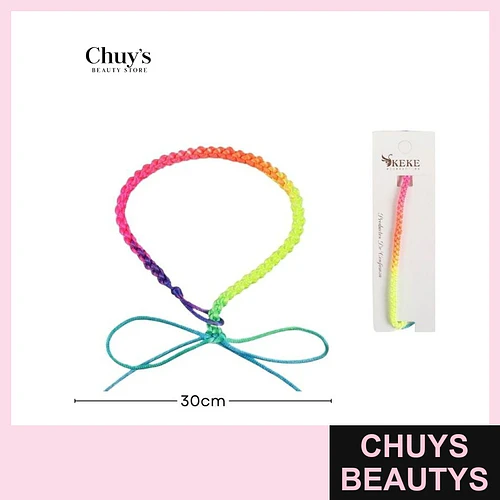 Pulsera Tejida Arcoíris 30cm - Chuys Beautys | Chuys Beautys