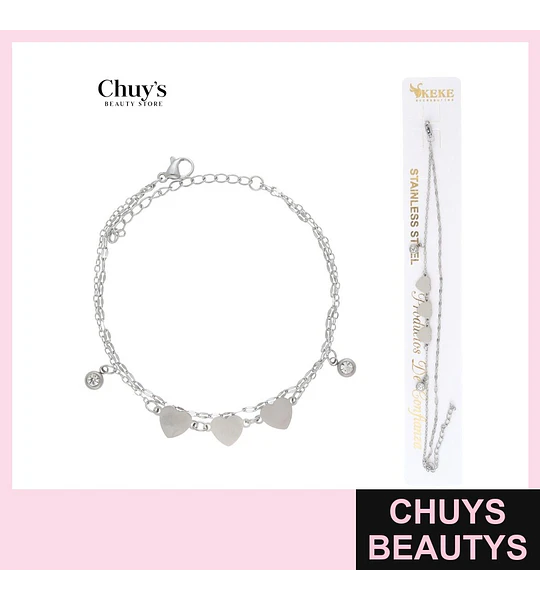 Pulsera de acero inoxidable 18*5cm