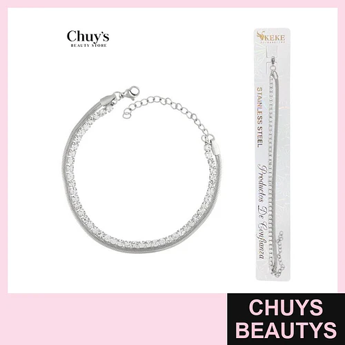 Pulsera Acero Inoxidable 18*5cm - Chuys Beautys | Chuys Beautys
