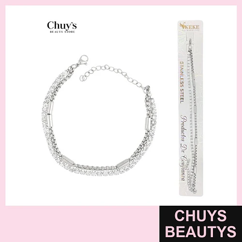 Pulsera Acero Inoxidable 18*5cm - Chuys Beautys | Chuys Beautys