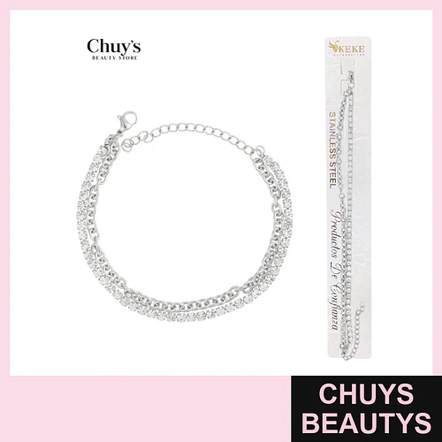 Pulsera Acero Inoxidable 18*5cm - Chuys Beautys | Chuys Beautys