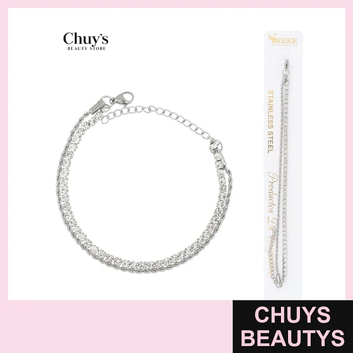 Pulsera Acero Inoxidable 18*5cm - Chuys Beautys | Chuys Beautys