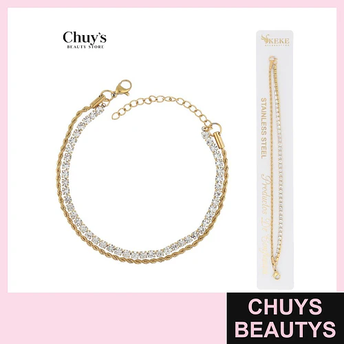 Pulsera Acero Inoxidabl 18*5cm - Chuys Beautys | Chuys Beautys