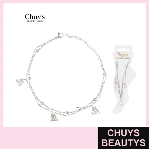 Tobillera Acero Inoxidable 21*5cm - Chuys Beautys | Chuys Beautys