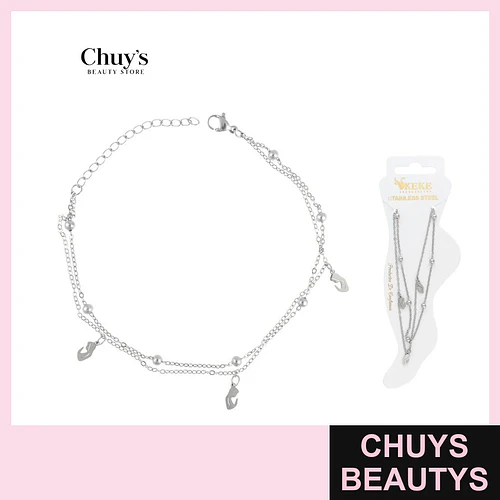 Tobillera acero inoxidable 21*5cm - Chuys Beautys | Chuys Beautys