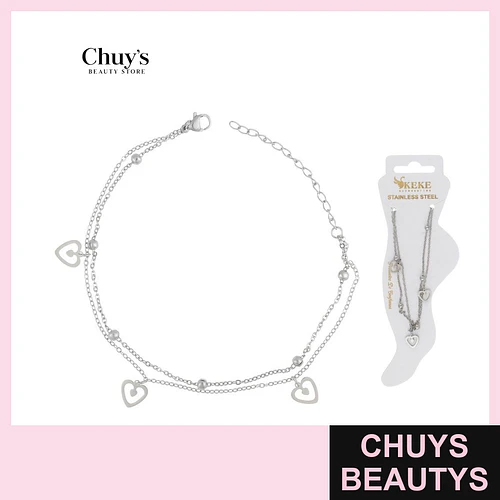 Tobillera acero inoxidable 21*5cm - Chuys Beautys | Chuys Beautys
