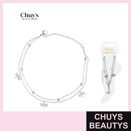 Tobillera acero inoxidable 21*5cm - Chuys Beautys | Chuys Beautys