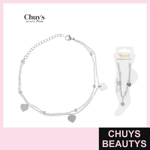 Tobillera acero inoxidable 21*5cm - Chuys Beautys | Chuys Beautys