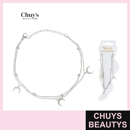 Tobillera acero inoxidable 21x5cm - Chuys Beautys | Chuys Beautys