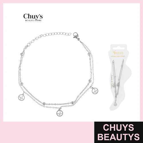 Tobillera Acero Inoxidable 21*5cm - Chuys Beautys | Chuys Beautys