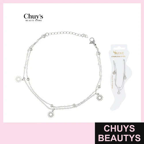 Tobillera Acero Inoxidable 21*5cm - Chuys Beautys | Chuys Beautys