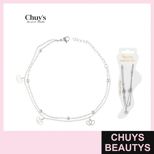 Tobillera acero inoxidable 21*5cm - Chuys Beautys | Chuys Beautys