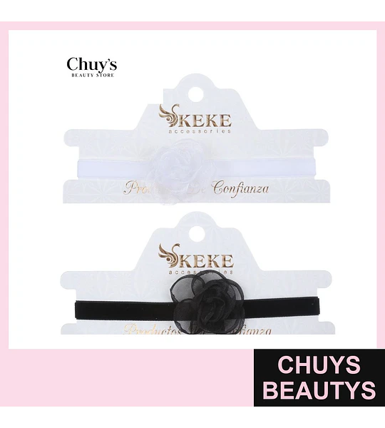 Chokers con Flores