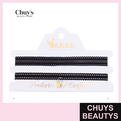 Choker de encaje negro 35 cm - Chuys Beautys | Chuys Beautys