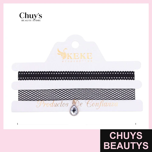 Choker Elegante con Cristal - Chuys Beautys | Chuys Beautys