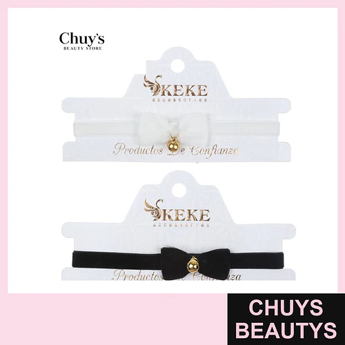 Choker con moño y campana - Chuys Beautys | Chuys Beautys