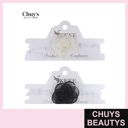 Choker con Flores Elegantes - Chuys Beautys | Chuys Beautys