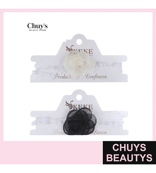 Choker con Flores Elegantes