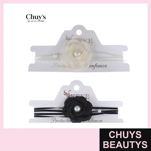 Choker Floral con Perlas - Chuys Beautys | Chuys Beautys