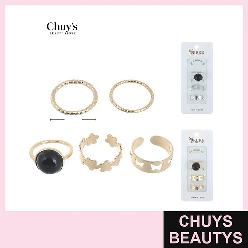 Set de Anillos Surtidos - Chuys Beautys | Chuys Beautys
