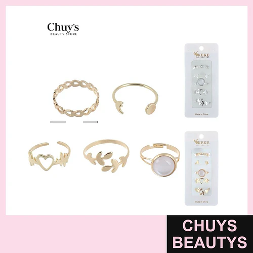 Set de Anillos Surtidos - Chuys Beautys | Chuys Beautys