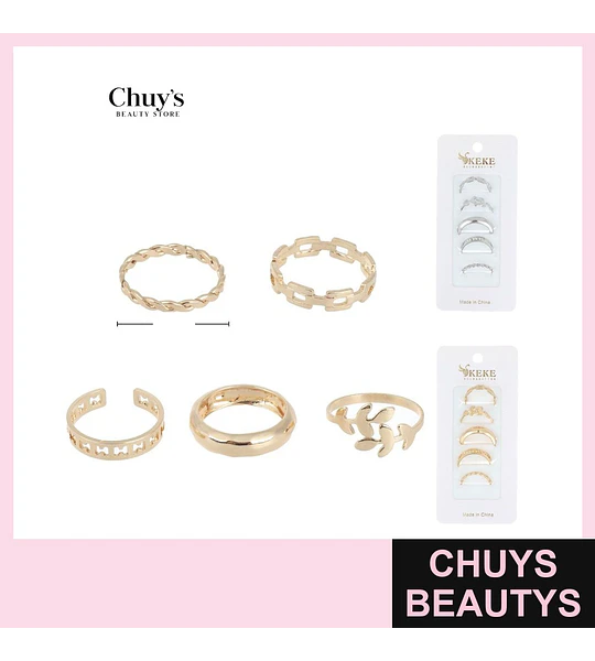 Set de Anillos Surtidos