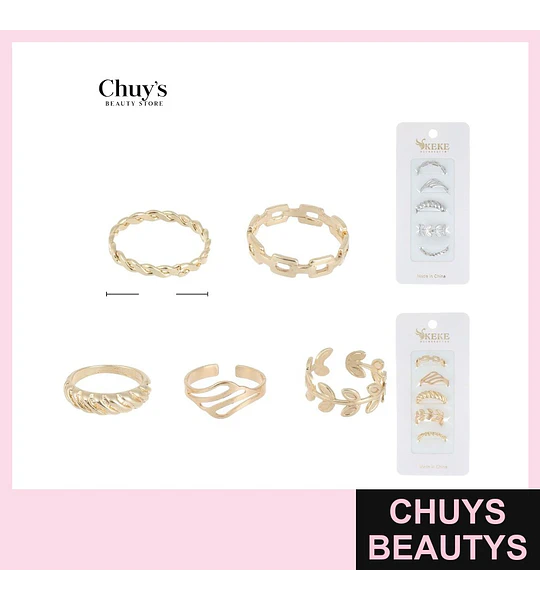 Set de Anillos Surtidos