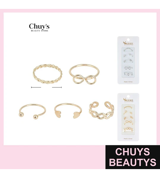 Set de Anillos Surtidos