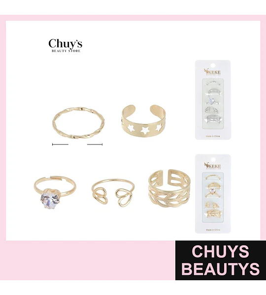 Set de Anillos Surtidos