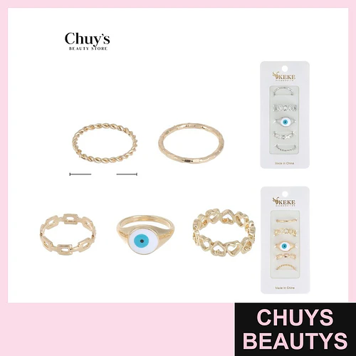 Set de Anillos Surtidos - Chuys Beautys | Chuys Beautys