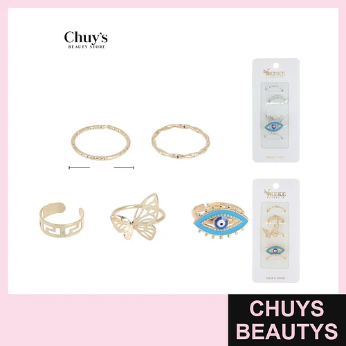 Set de Anillos Surtidos - Chuys Beautys | Chuys Beautys
