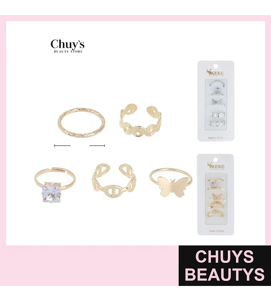 Set de Anillos Surtidos