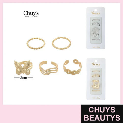 Set de Anillos Surtidos Modelos - Chuys Beautys | Chuys Beautys