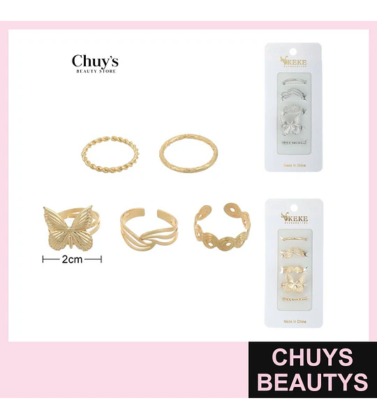 Set de Anillos Surtidos Modelos